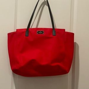 Kate Spade Red and Black purse “May Street Lida”